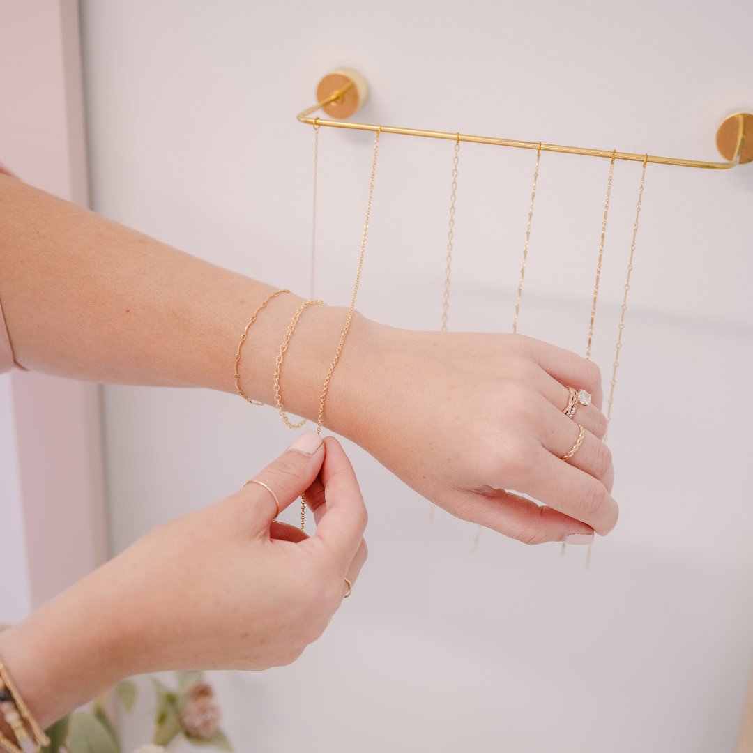 14k gold filled chain by the foot