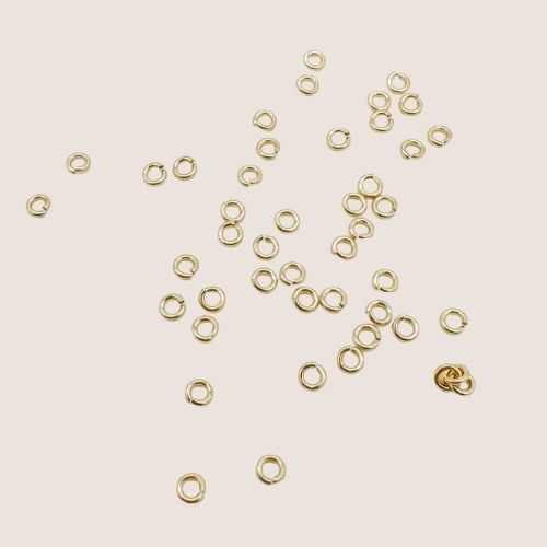 2.3mm 24g gold-filled jump rings / permanent jewelry supplies