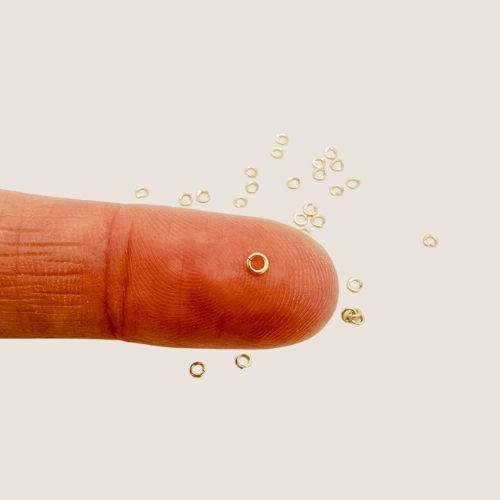 2.3mm 24g gold-filled jump rings / permanent jewelry supplies