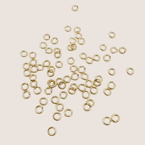 2.3mm 24g gold-filled jump rings / permanent jewelry supplies