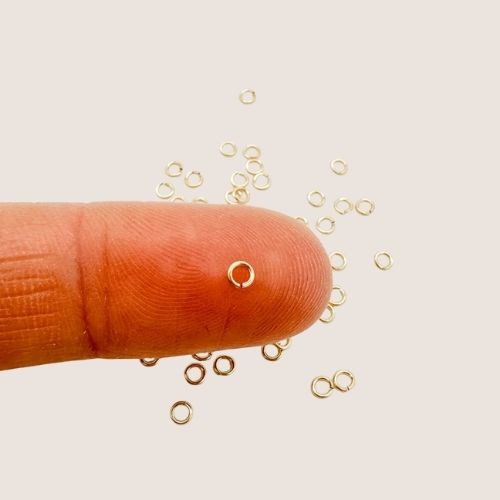 2.3mm 24g gold-filled jump rings / permanent jewelry supplies