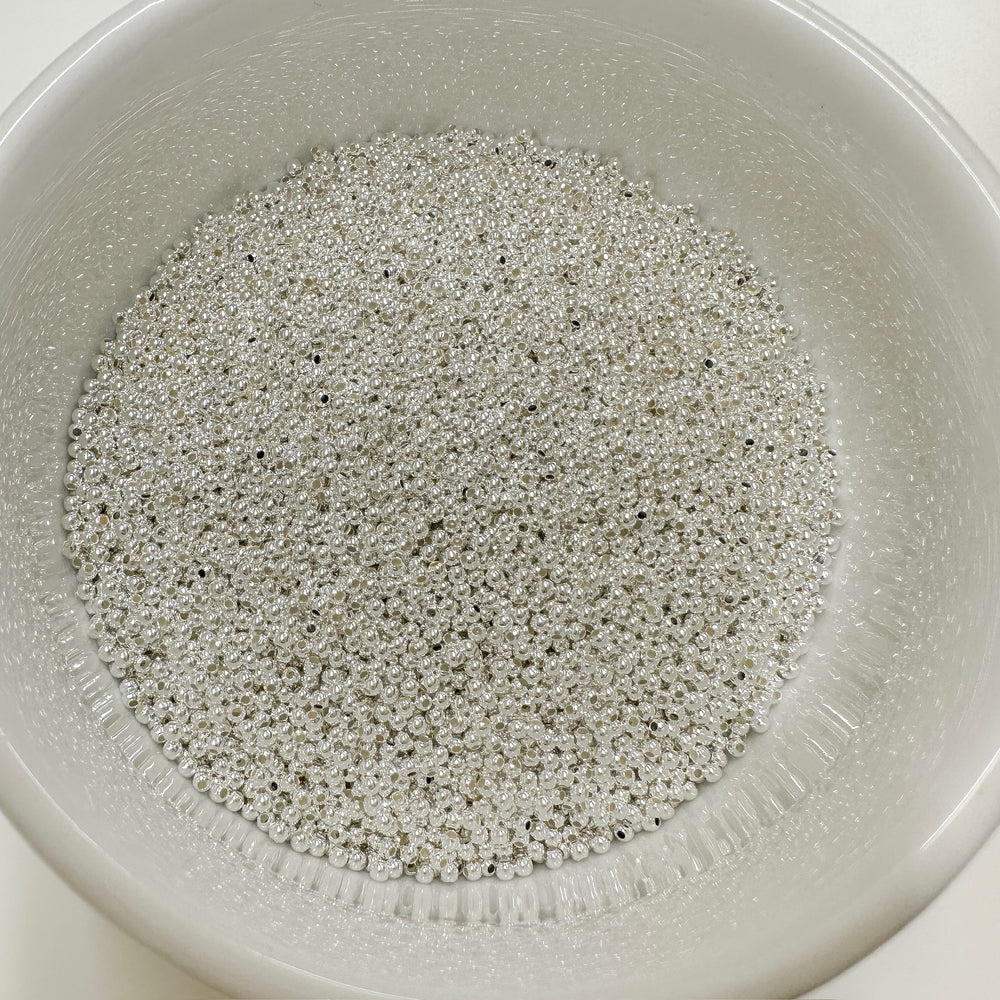 2mm round sterling silver beads / wholesale sterling silver beads / round sterling silver beads