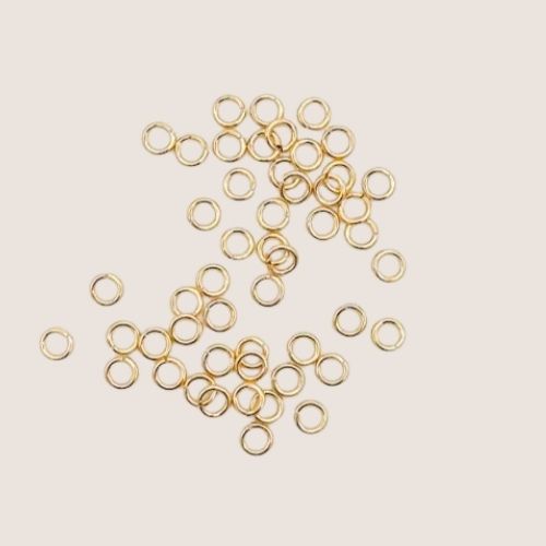 gold filled jump rings / permanent jewelry supplies / 3.3mm 22g gold filled jump ring / sterling silver jump rings / 3.3mm 22g sterling silver jump rings