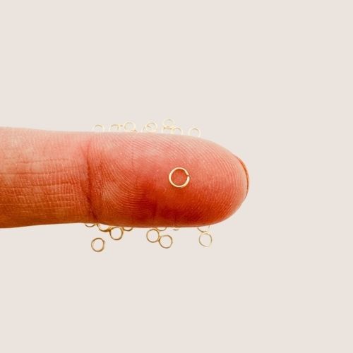 gold filled jump rings / permanent jewelry supplies / 3mm 26g gold filled jump ring / sterling silver jump rings / 3mm 26g sterling silver jump rings