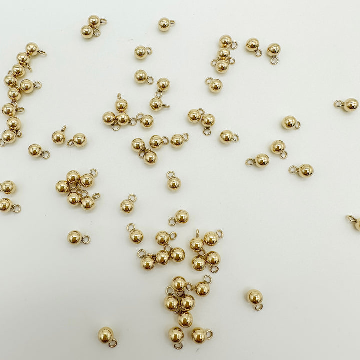 Rounded Bead Drop Charm