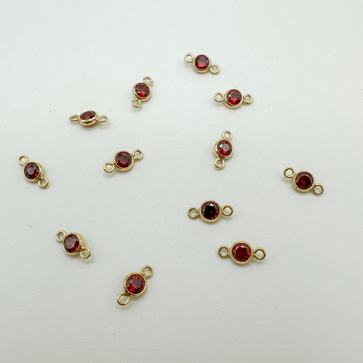 3mm GF birthstone connector / permanent jewelry supplies