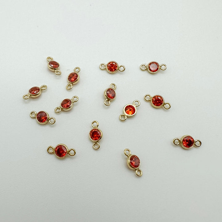 3mm GF birthstone connector / permanent jewelry supplies3mm GF birthstone connector / permanent jewelry supplies