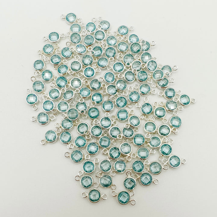 4mm Double-Sided CZ Birthstone Connectors