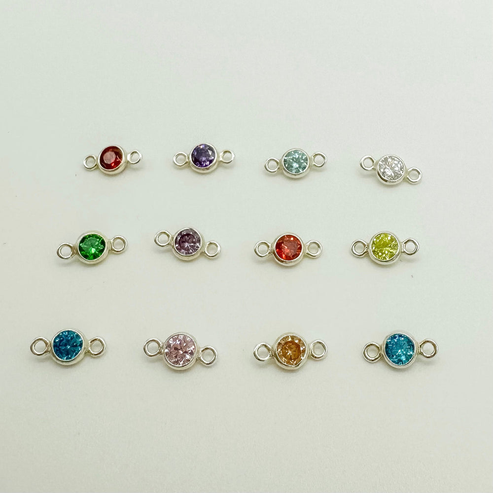 sterling silver birthstone charms