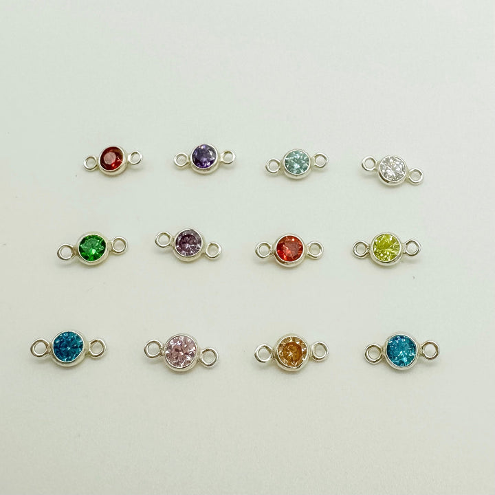 sterling silver birthstone charms