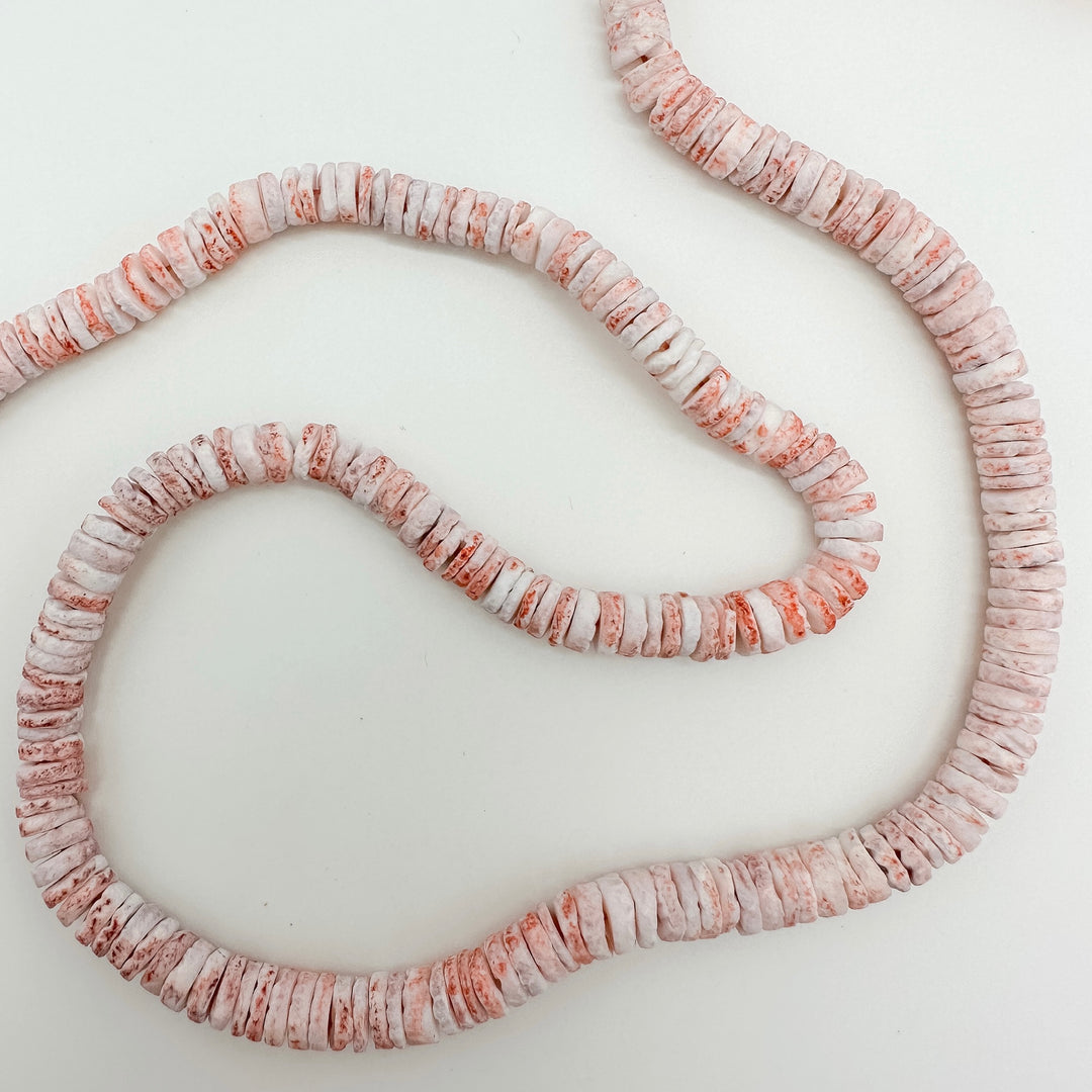 Natural Sea Shell Beads Strands, Dyed 5-7mmX1.5-2.5mm bead strands for jewelry making, beaded bracelets, jewelry supplies