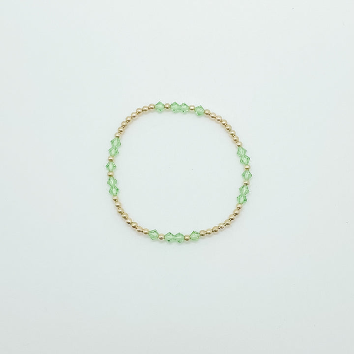 Patterned Birthstone Bracelet