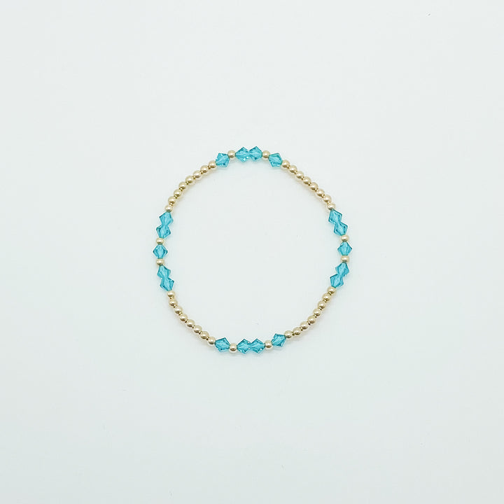 Patterned Birthstone Bracelet