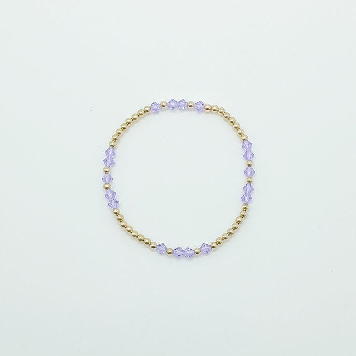 Patterned Birthstone Bracelet