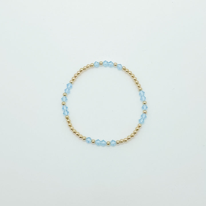 Patterned Birthstone Bracelet