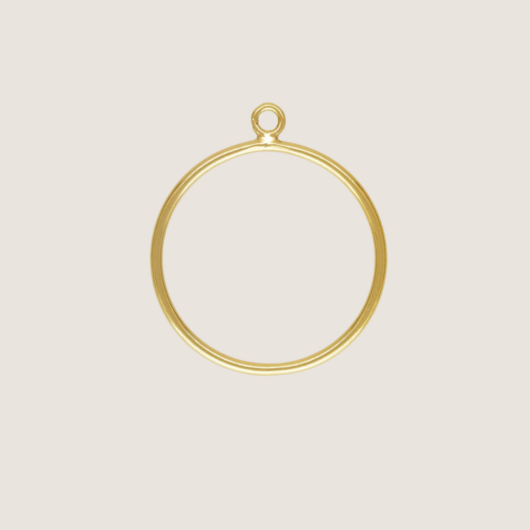 simple stacking ring, ring with loop, Gold filled ring, waterproof ring, simple stacking ring with loop, jewelry wholesale company, sterling silver ring, silver ring