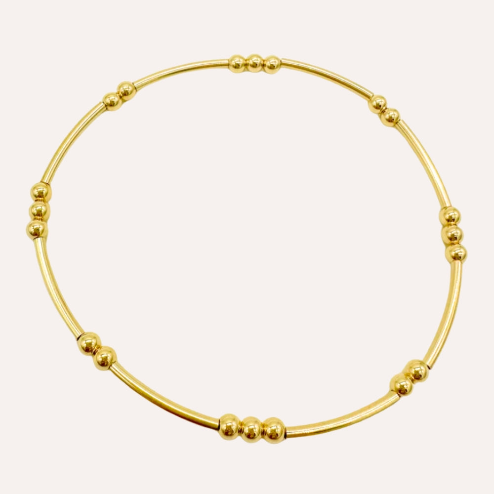 gold filled bracelet / beaded bracelet / gold filled beaded bracelet / permanent jewelry supplies
