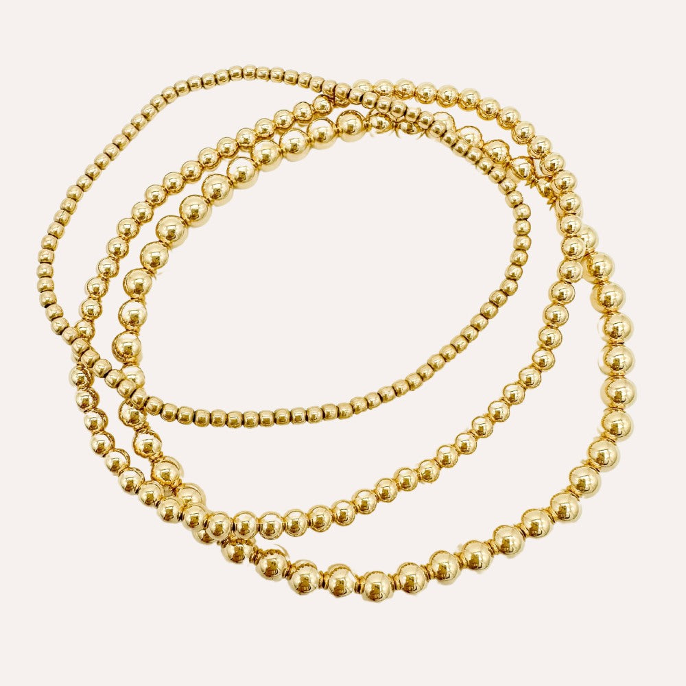 gold filled beaded bracelets wholesale permanent jewelry supplies