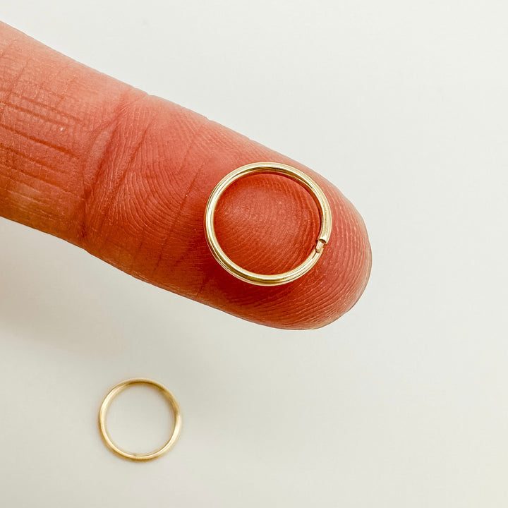live in hoops / always on hoop earrings / endless hoop earrings / sleeper hoops / gold filled hoop earrings / essbe jewelry supply