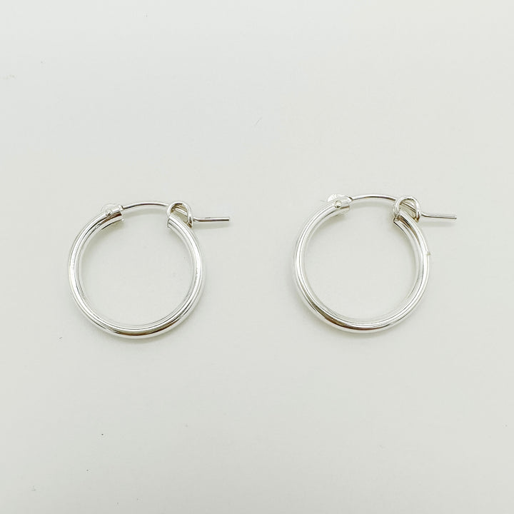 gold filled everyday hoops / essbe jewelry supply / hoops for everyday / sterling silver hoop earrings