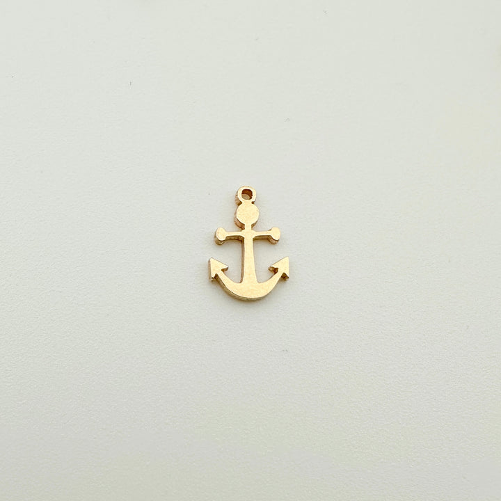 permanent jewelry supplies, essbe, essbe jewelry supply, charm, jewelry charms, gold filled necklace charm, gold filled bracelet charm, wholesale jewelry charms, gold filled anchor charm, gold filled anchor connector, permanent jewelry anchor connector