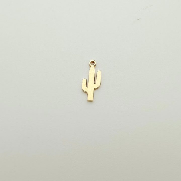 cactus connector, gold filled cactus connector, desert connector, bachelorette connector, permanent jewelry connectors