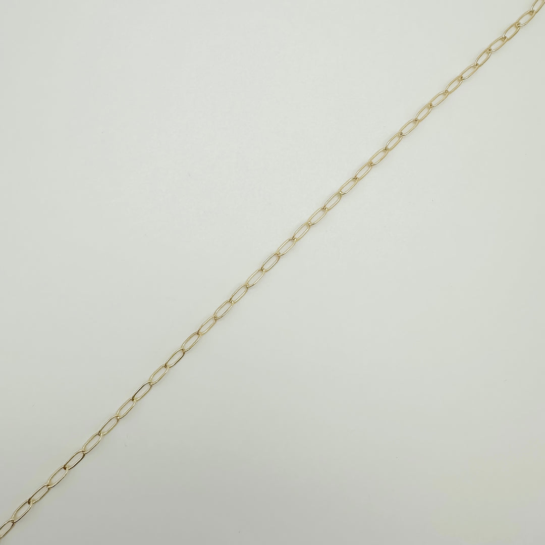 gold filled chunky paperclip chain, gold filled paperclip chain, large paperclip chain, wholesale chain, essbe jewelry supply, gold filled chain