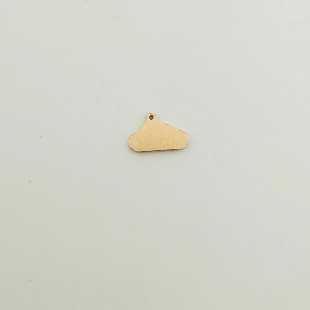 gold filled cloud connector, gold filled connectors, permanent jewelry connectors, essbe jewelry supply, permanent jewelry supplier, cloud charm, cloud connector, sterling silver cloud charm