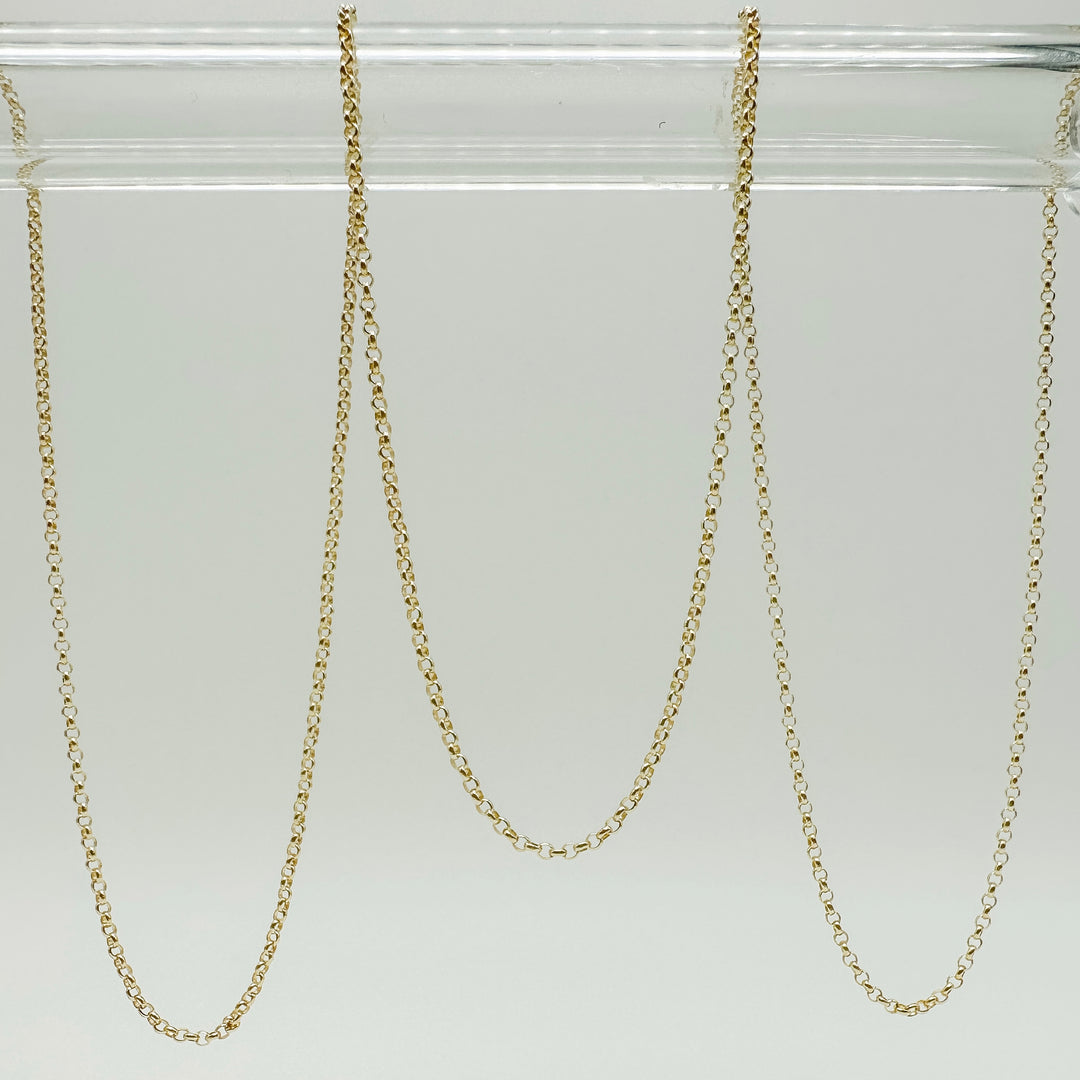 gold filled dainty rolo chain, rolo chain wholesale chain, chain by the foot, permanent jewelry chain, permanent jewelry rolo chain