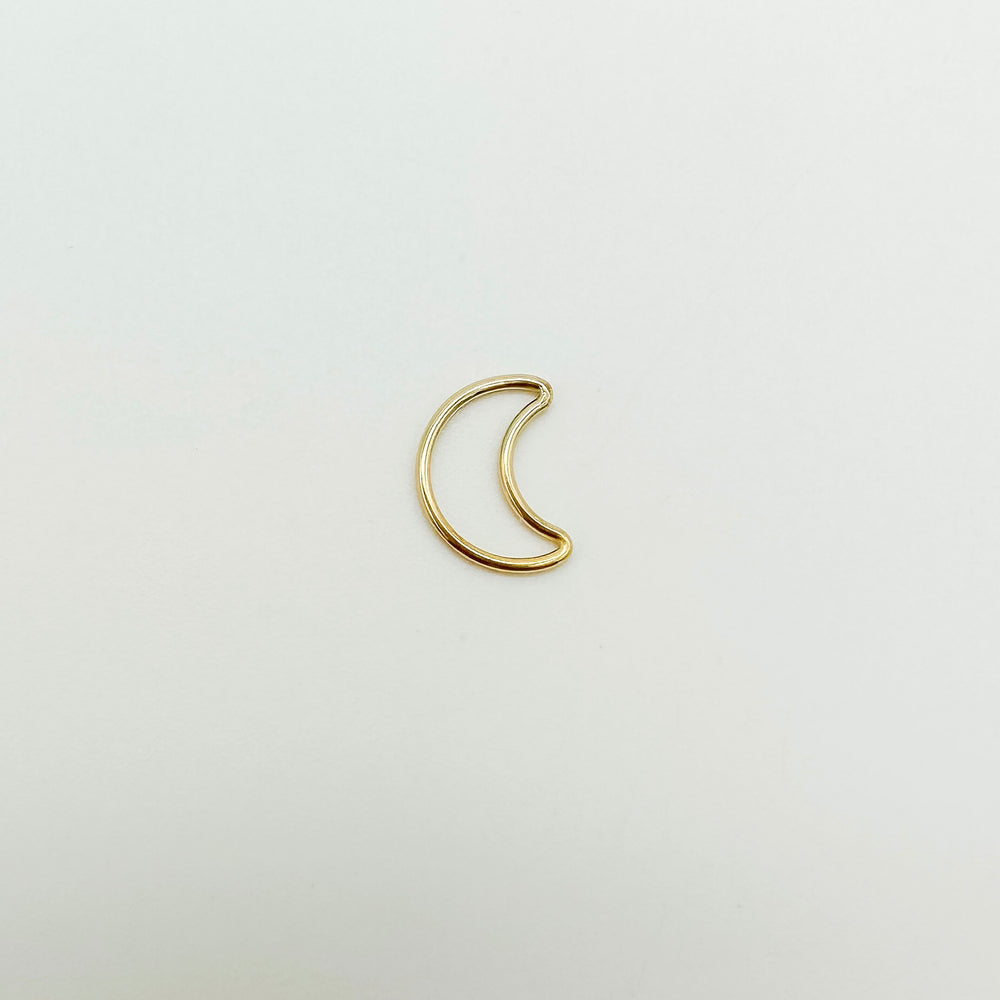 moon connector / permanent jewelry supplier / permanent jewelry supplies / gold filled connector / permanent jewelry connector / gold filled moon charm / moon connector