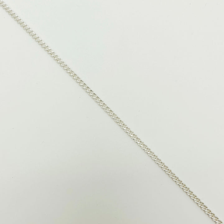 curb chain / sterling silver chain by the foot / wholesale chain / permanent jewelry supplies / sterling silver curb chain
