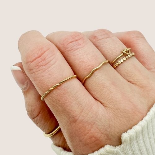 twisted rope ring, gold filled rope ring, rope ring, gold filled ring, stacking ring, wholesale rings, wholesale gold filled rings