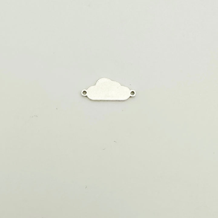 gold filled cloud connector, gold filled connectors, permanent jewelry connectors, essbe jewelry supply, permanent jewelry supplier, cloud charm, cloud connector, sterling silver cloud charm