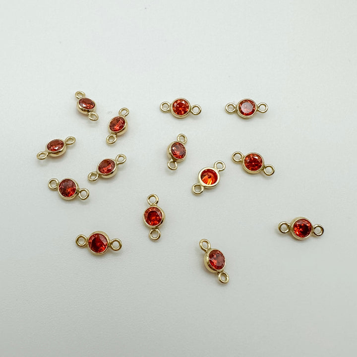 3mm GF birthstone connector / permanent jewelry supplies3mm GF birthstone connector / permanent jewelry supplies