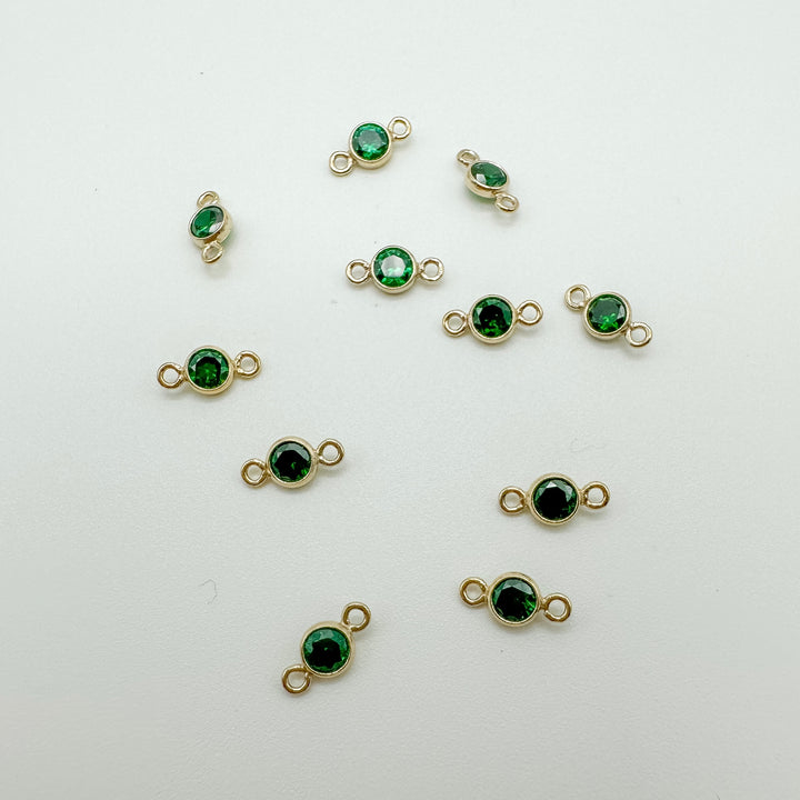 3mm GF birthstone connector / permanent jewelry supplies