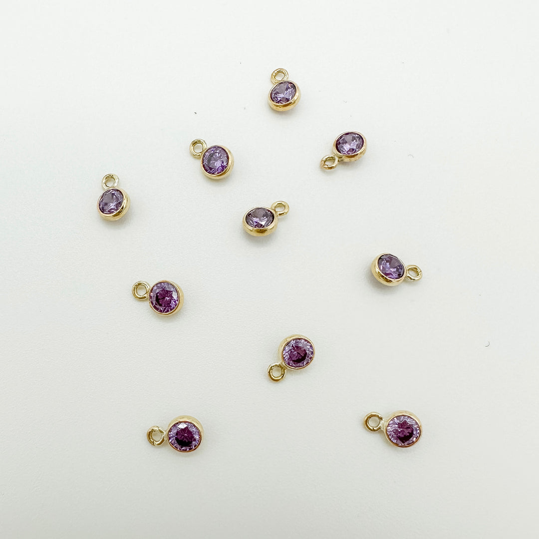 3mm GF birthstone connector / permanent jewelry supplies