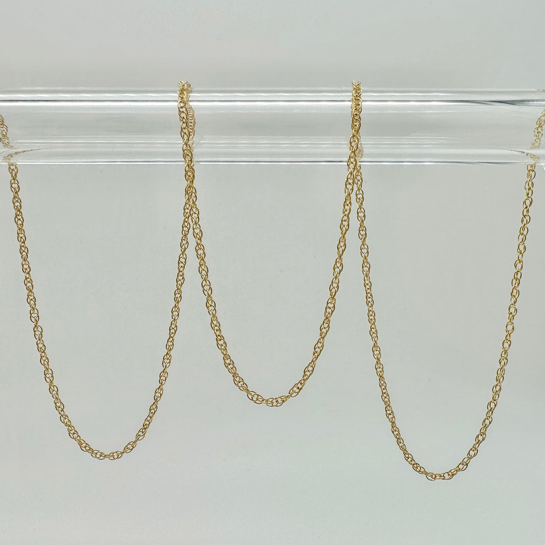 gold filled rope chain permanent jewelry supplies