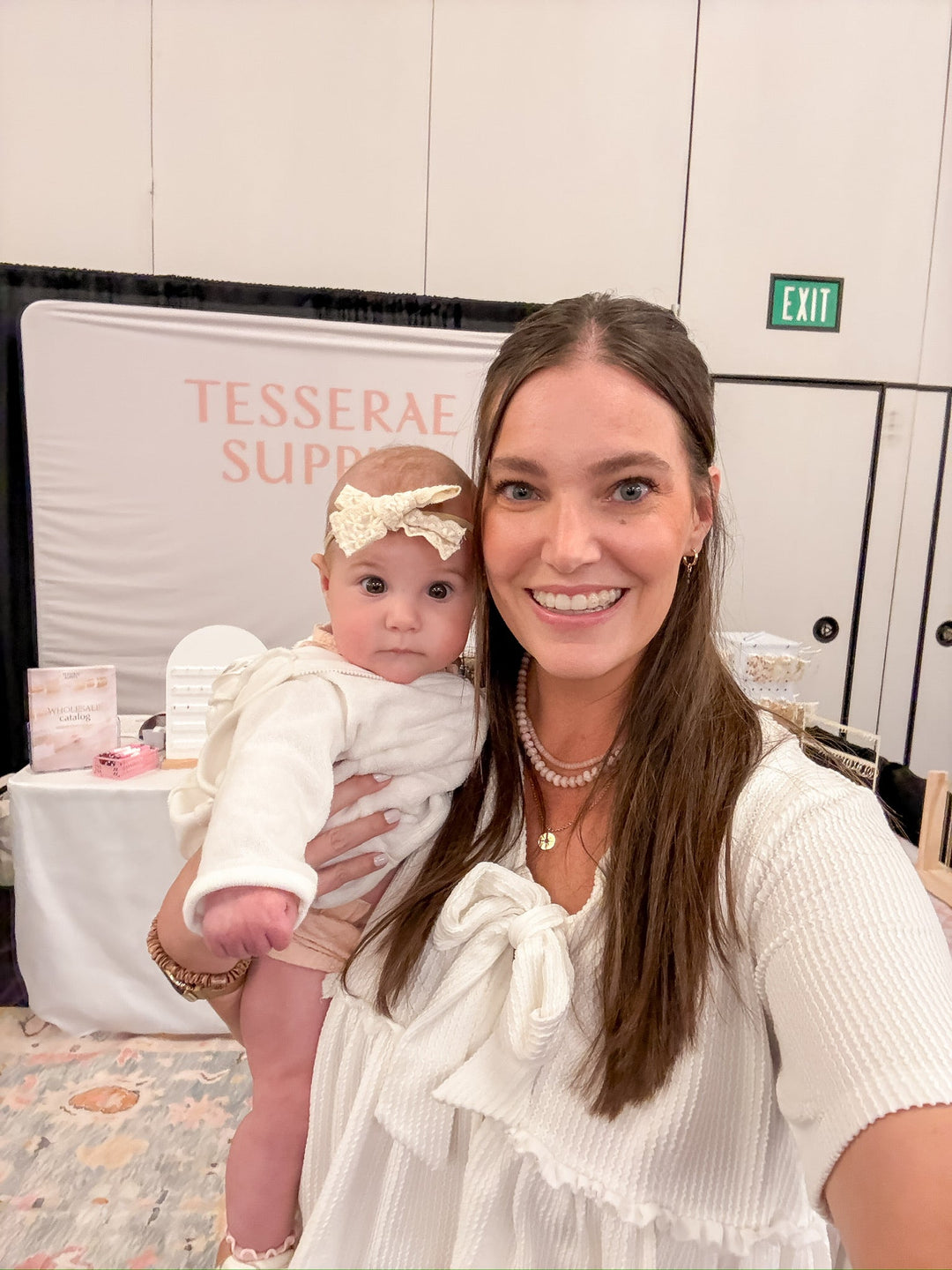 sarah brithinee with tesserae supply at PJX Las Vegas 