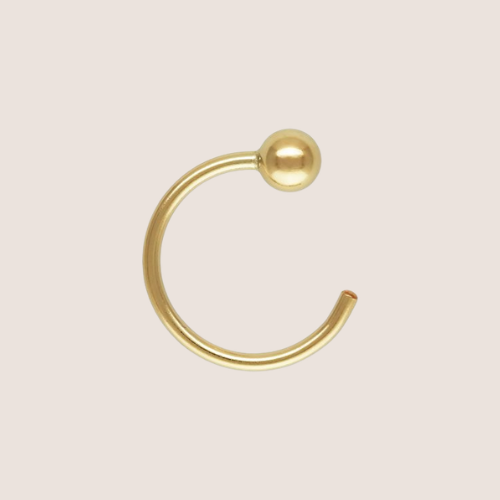 ball end hoop, earring, studs, ear stack, gold filled