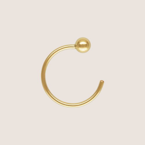 ball end hoop, earring, studs, ear stack, gold filled