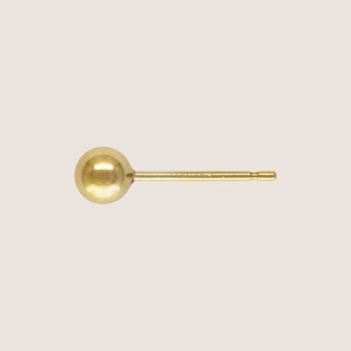 ball studs, 14k gold filled ball studs, everyday studs, customized ball studs, customizable studs, sterling silver ball studs, 4mm ball studs