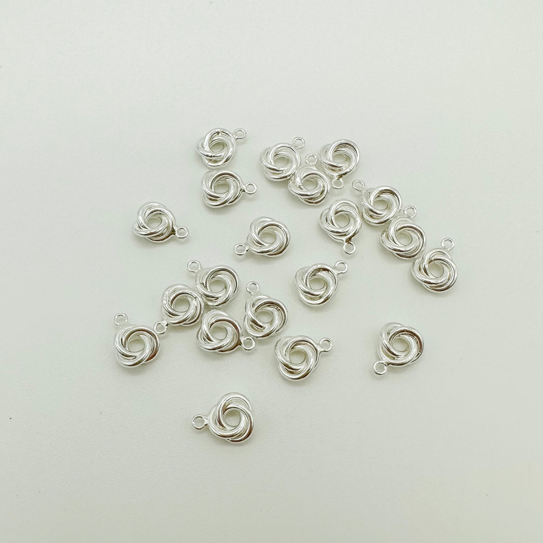 gold filled knot charm / gold filled permanent jewelry supplies / permanent jewelry suppliers