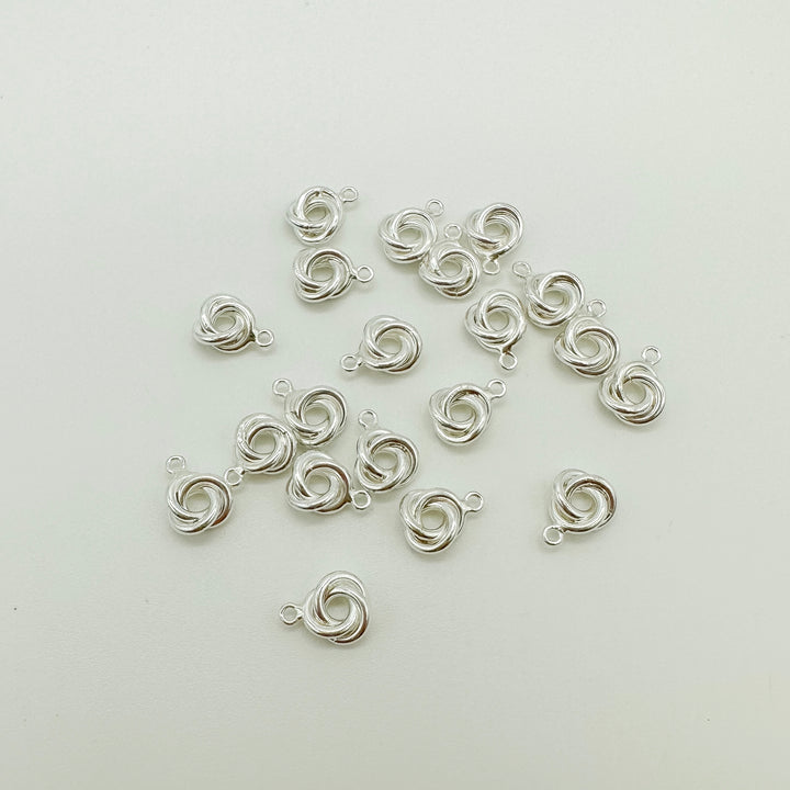 gold filled knot charm / gold filled permanent jewelry supplies / permanent jewelry suppliers