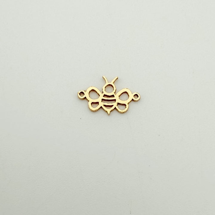 bumble bee charm, gold-filled charm, sterling silver charm, permanent jewelry, charm bar, wholesale charms, essbe jewelry supply, 