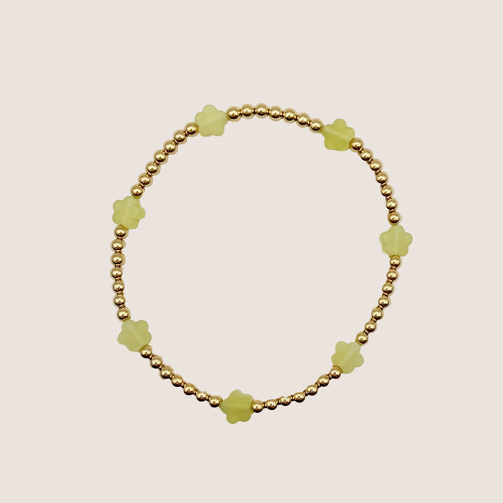 Flower Beaded Bracelet