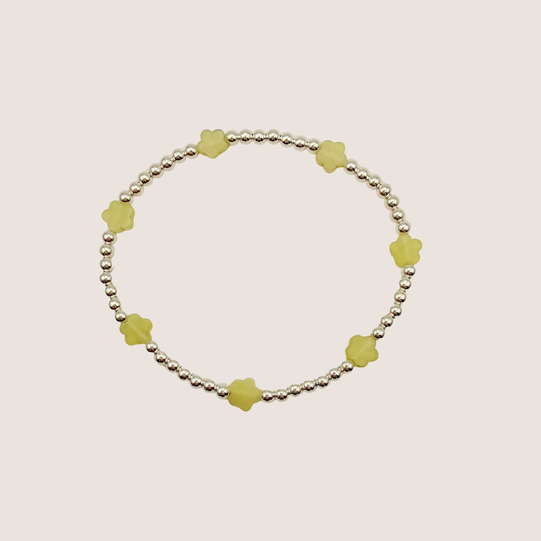 Flower Beaded Bracelet