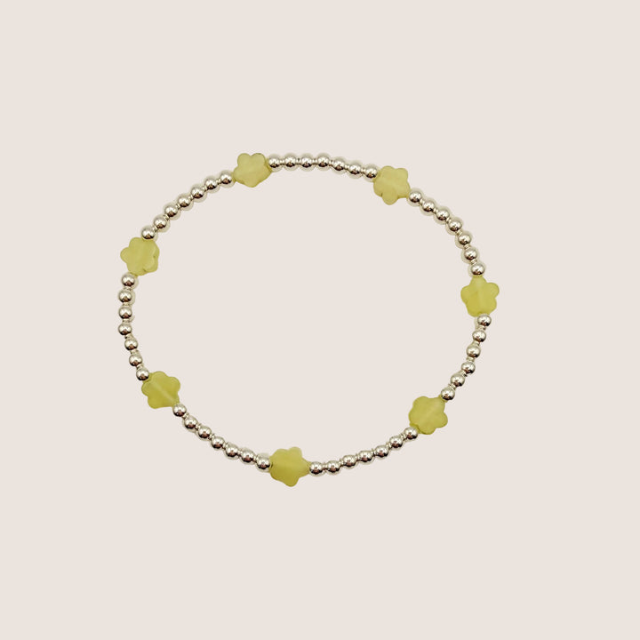 Flower Beaded Bracelet