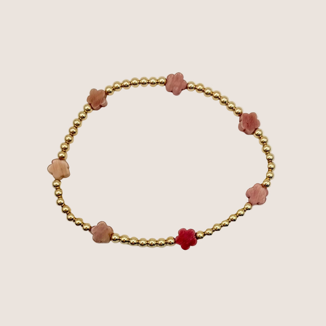 Flower Beaded Bracelet