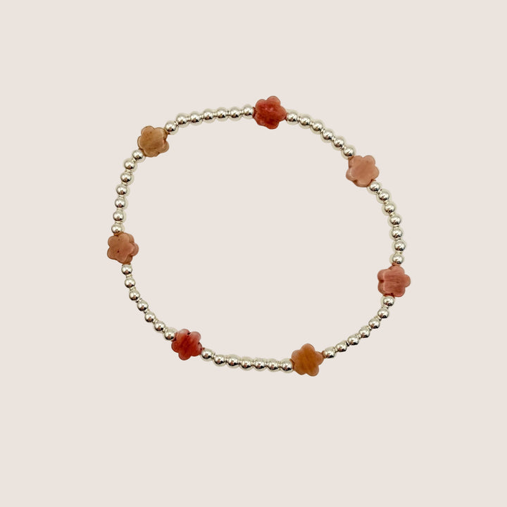 Flower Beaded Bracelet