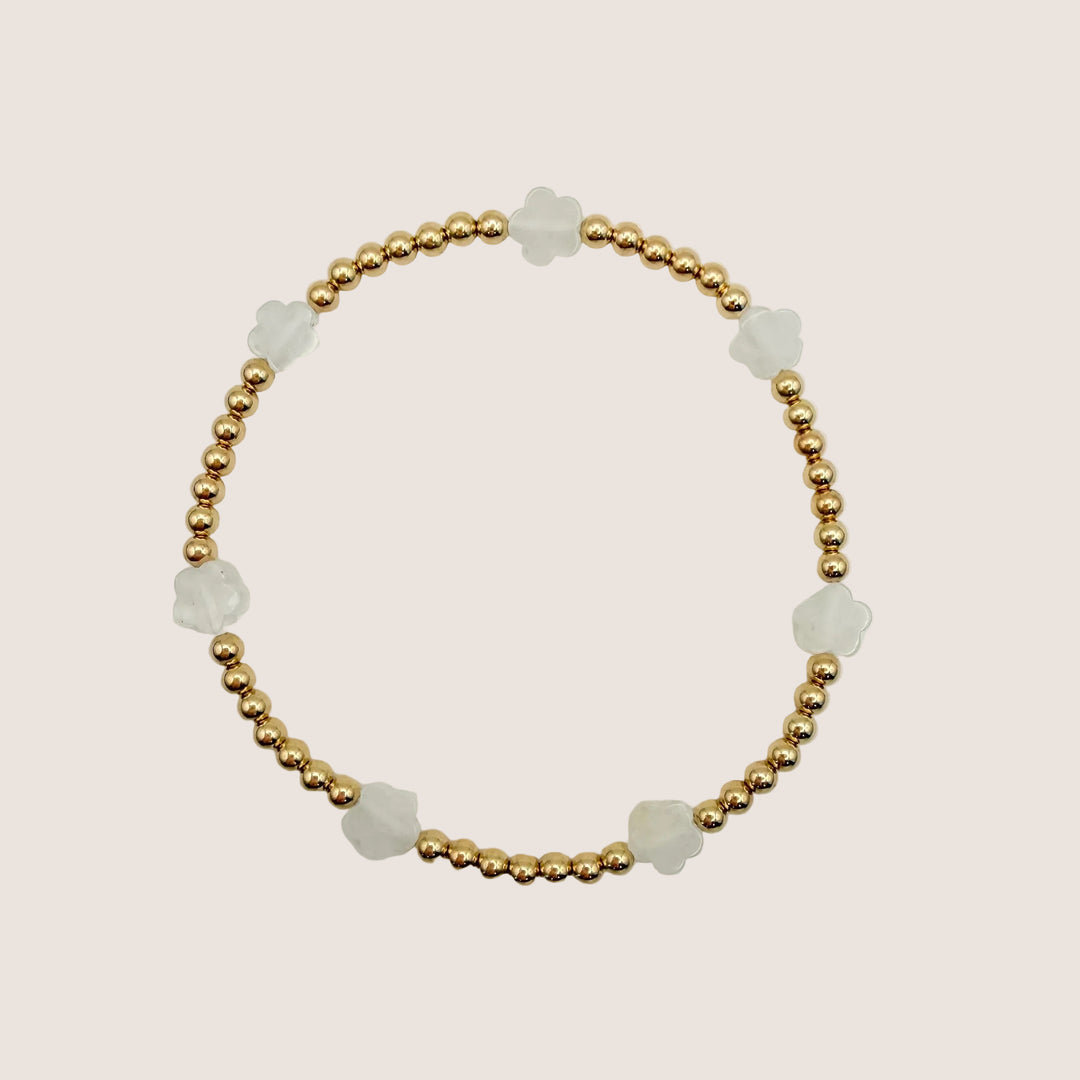 Flower Beaded Bracelet